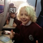 On the train up to London