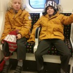 On the tube!
