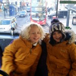 On the bus!